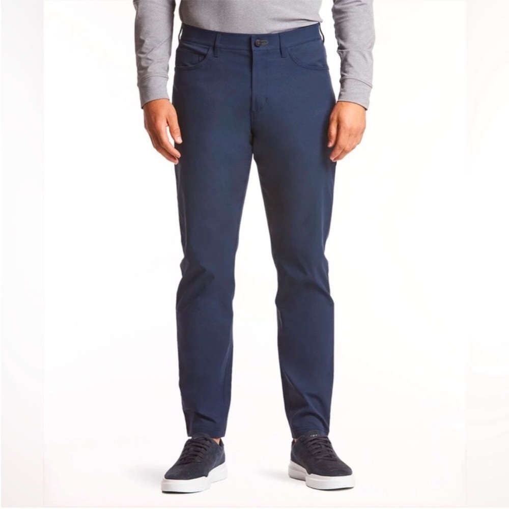 Public Rec Dealmaker 5-Pocket Performance Pants Navy Blue Sz 42X28 - Picture 1 of 16